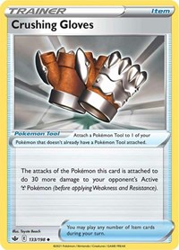 Crushing Gloves 133/198 Chilling Reign Reverse Holo Pokémon card