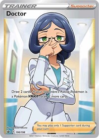 Doctor Full Art 190/198 Chilling Reign Pokémon card