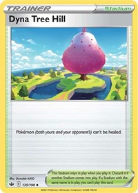 Dyna Tree Hill 135/198 Chilling Reign Reverse Holo Pokémon card