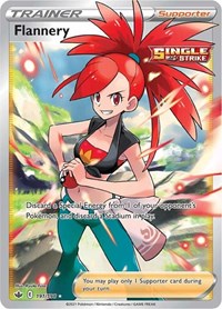 Flannery Full Art 191/198 Chilling Reign Pokémon card