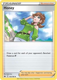 Honey 142/198 Chilling Reign Reverse Holo Pokémon card