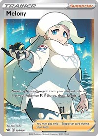 Melony Full Art 195/198 Chilling Reign Pokémon card