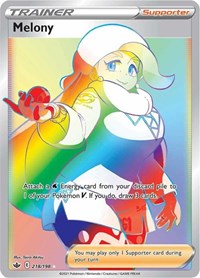 Melony Secret 218/198 Chilling Reign Pokémon card