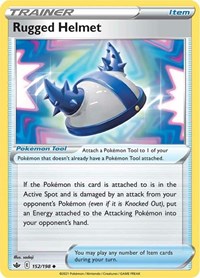 Rugged Helmet 152/198 Chilling Reign Reverse Holo Pokémon card