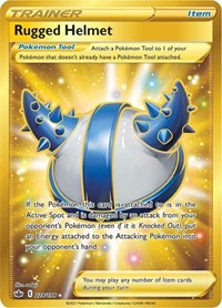 Rugged Helmet Secret 228/198 Chilling Reign Pokémon card