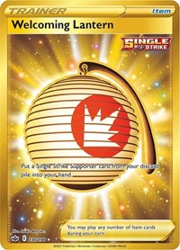 Welcoming Lantern Secret 230/198 Chilling Reign Pokémon card