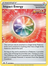 Impact Energy 157/198 Chilling Reign Reverse Holo Pokémon card