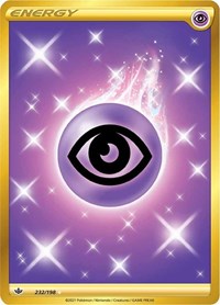 Psychic Energy Secret 232/198 Chilling Reign Pokémon card
