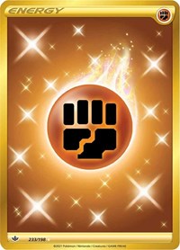 Fighting Energy Secret 233/198 Chilling Reign Pokémon card