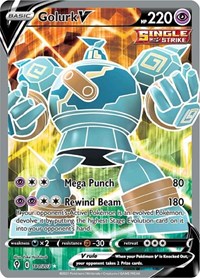 Golurk V Full Art 181/203