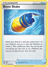 Boost Shake 142/203 Evolving Skies Reverse Holo Pokémon card