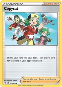 Copycat 143/203 Evolving Skies Reverse Holo Pokémon card