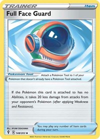 Full Face Guard 148/203 Evolving Skies Reverse Holo Pokémon card