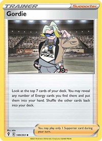 Gordie 149/203 Evolving Skies Reverse Holo Pokémon card