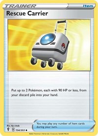 Rescue Carrier 154/203 Evolving Skies Reverse Holo Pokémon card