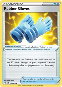 Rubber Gloves 156/203 Evolving Skies Reverse Holo Pokémon card