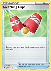 Switching Cups 162/203 Evolving Skies Reverse Holo Pokémon card