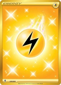 Lightning Energy Secret 235/203 Evolving Skies Pokémon card