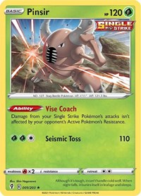 Pinsir 001/203 · Reverse Holo