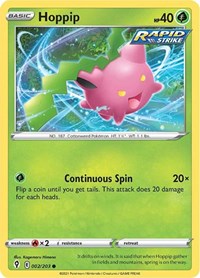 Hoppip 002/203 · Reverse Holo