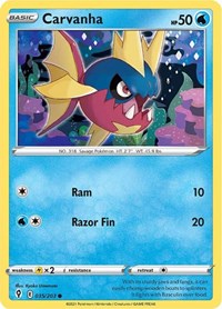 Carvanha 035/203 · Reverse Holo