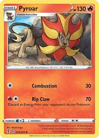 Pyroar 023/203 · Reverse Holo