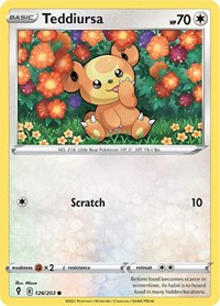 Teddiursa 126/203 · Reverse Holo