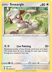 Smeargle 128/203 · Reverse Holo