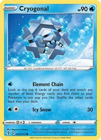 Cryogonal 043/203 · Reverse Holo