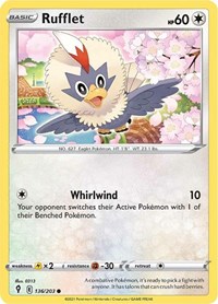Rufflet 136/203 · Reverse Holo