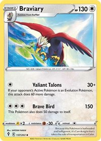Braviary 137/203 · Reverse Holo