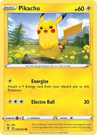 Pikachu 049/203 · Reverse Holo