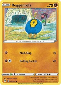 Roggenrola 086/203 · Reverse Holo