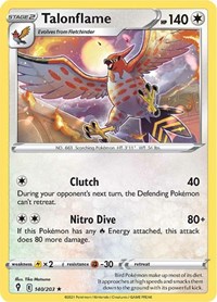 Talonflame 140/203 · Reverse Holo