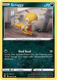 Scraggy 098/203 · Reverse Holo