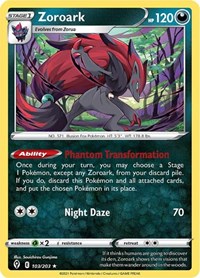 Zoroark 103/203 · Reverse Holo