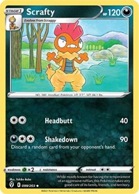 Scrafty 099/203 · Reverse Holo