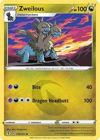 Zweilous 114/203 · Reverse Holo