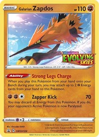 Galarian Zapdos (Prerelease) SWSH124