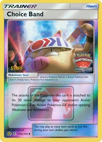 Choice Band (North America Championships) [Staff] 121a/145 League & Championship Cards Reverse Holo Pokémon card