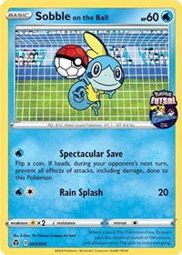 Sobble on the Ball (Pokemon Futsal) 005/005