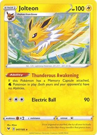 Jolteon (Cosmos Holo) 047/185