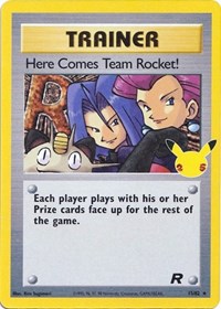 Here Comes Team Rocket! 15/82 Celebrations: Classic Collection Pokémon card