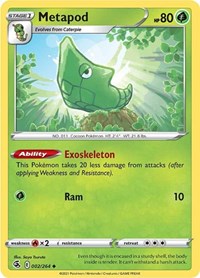 Metapod 002/264 · Reverse Holo