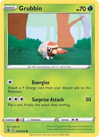 Grubbin 018/264 · Reverse Holo