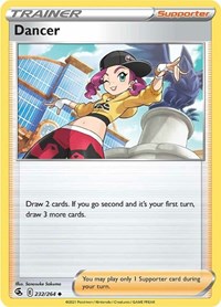 Dancer 232/264 Fusion Strike Reverse Holo Pokémon card