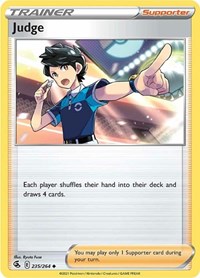 Judge 235/264 Fusion Strike Reverse Holo Pokémon card