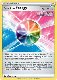 Fusion Strike Energy 244/264 Fusion Strike Reverse Holo Pokémon card