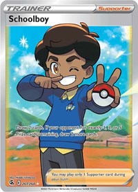 Schoolboy Full Art 261/264 Fusion Strike Pokémon card