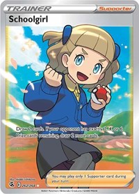 Schoolgirl Full Art 262/264 Fusion Strike Pokémon card